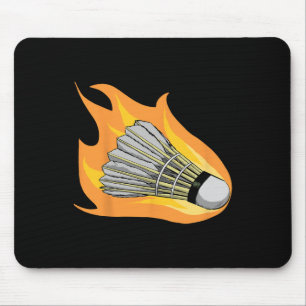 Farbenfrohe Badminton Shuttle Art Sport 2 Mousepad
