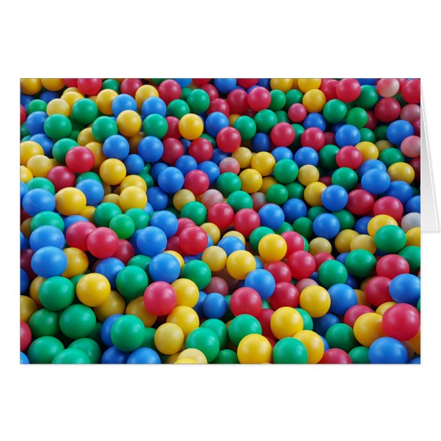 Farbenfrohe Ball Pit Balls Kinder spielen (Vorderseite (Horizontal))