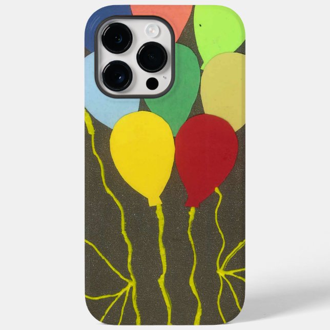 Farbenfrohe Balloons Grafik-Design Case-Mate iPhone Hülle (Rückseite)