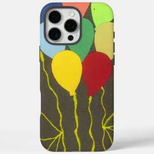 Farbenfrohe Balloons Grafik-Design iPhone 16 Pro Max Hülle