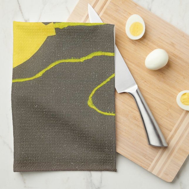 Farbenfrohe Balloons Grafik-Design Küchentuch (Viertel Falte)