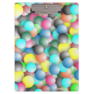 Farbenfrohe Balloons Muster-20837 Klemmbrett