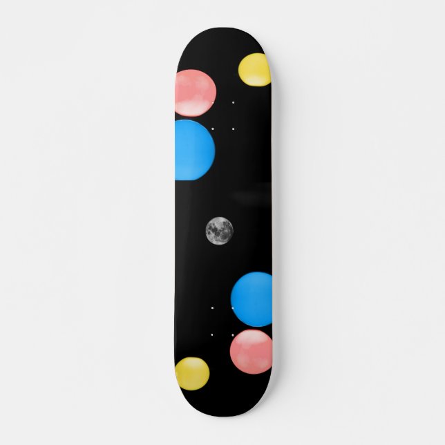 Farbenfrohe Balls Skateboard (Vorne)