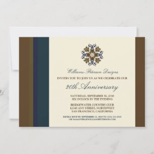 Farbenfrohe Bands Corporate Event Invitation (brau Einladung