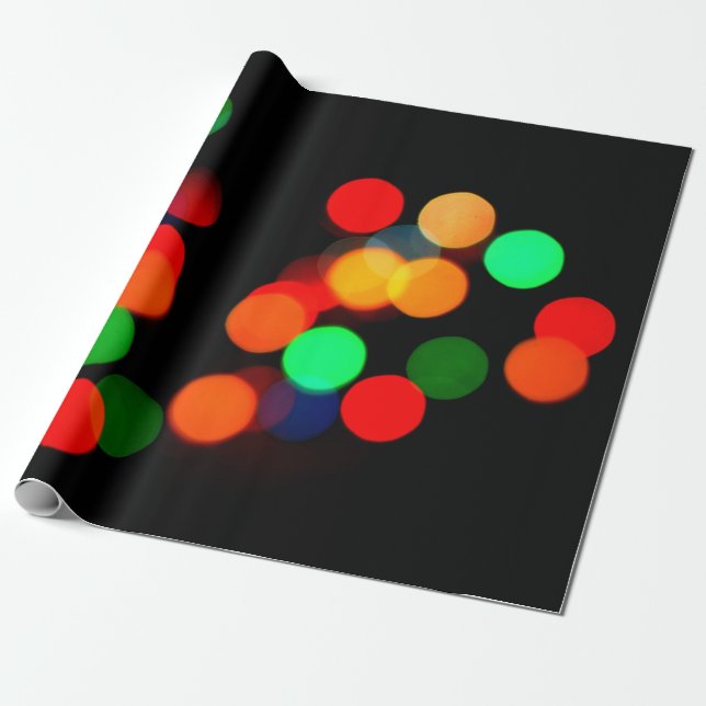 Farbenfrohe Barklichter Geschenkpapier (Ungerollt)
