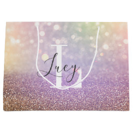 Farbenfrohe Barklichter Große Geschenktüte