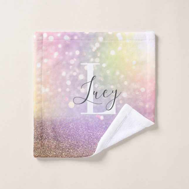 Farbenfrohe Barklichter Waschlappen (Waschlappen)