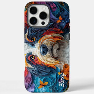 Farbenfrohe Bartagena iPhone 16 Pro Max Hülle