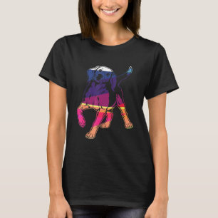 Farbenfrohe Beagle Hund T-Shirt Funny Beagle Liebh