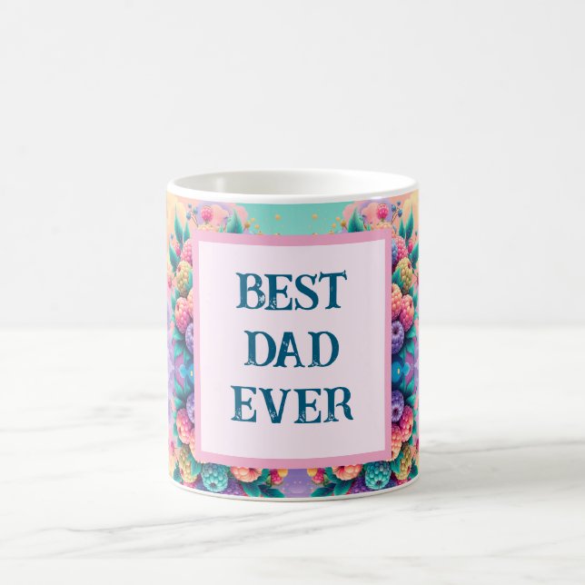 Farbenfrohe Beeren mit bester Vater je Kaffeetasse (Mittel)