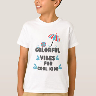 Farbenfrohe Bewohner Umbrettkids T-Shirt#Kids to S T-Shirt