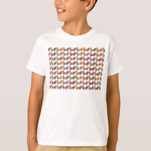 Farbenfrohe Bikes T-Shirt