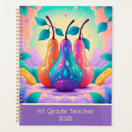 Farbenfrohe Birne für den Brauch der 1. Klasse 202 Planer