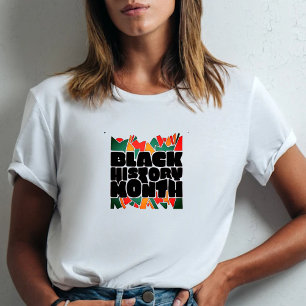 Farbenfrohe Bits Bold Black History Monatsmonat T  T-Shirt