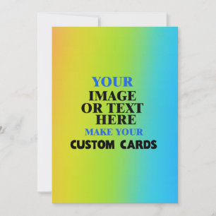 Farbenfrohe Blankenbogenvorlage, erstellen Sie Ihr Ankündigung