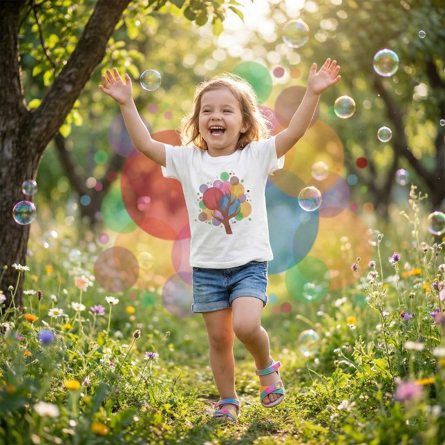 Farbenfrohe Blase T-Shirt (Von Creator hochgeladen)