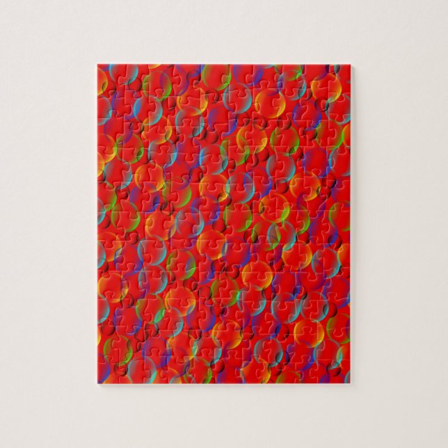 Farbenfrohe Blasen Puzzle (Vertikal)