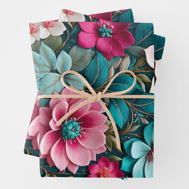 Farbenfrohe Blätter für die Blumenzähne (Von Creator hochgeladen)