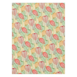 Farbenfrohe Blätter in modernem Design Tischdecke