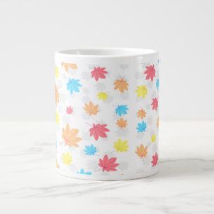 Farbenfrohe Blätter Jumbo-Tasse