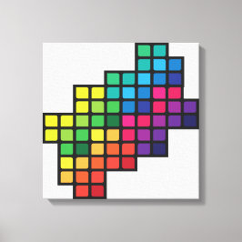 Farbenfrohe Blätter Leinwanddruck