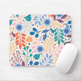 Farbenfrohe Blätter Moderne Folientypen Mousepad