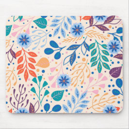 Farbenfrohe Blätter Moderne Folientypen Mousepad