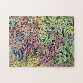 Farbenfrohe Blätter Tree Leaf Naturepuzzle Puzzle