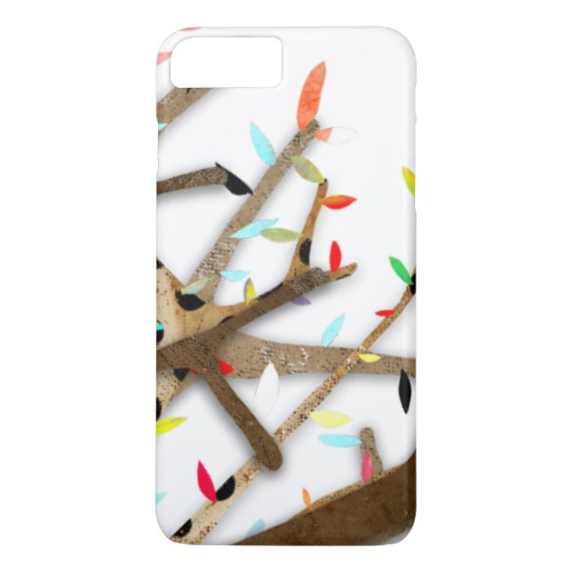 Farbenfrohe Blätter Zedernholz Case-Mate iPhone Hülle (Rückseite)
