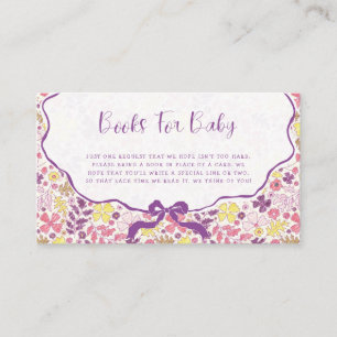 Farbenfrohe Bleistiftskizze für Baby-Party mit Doo Begleitkarte