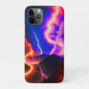 Farbenfrohe Blitze Eins Case-Mate iPhone Hülle