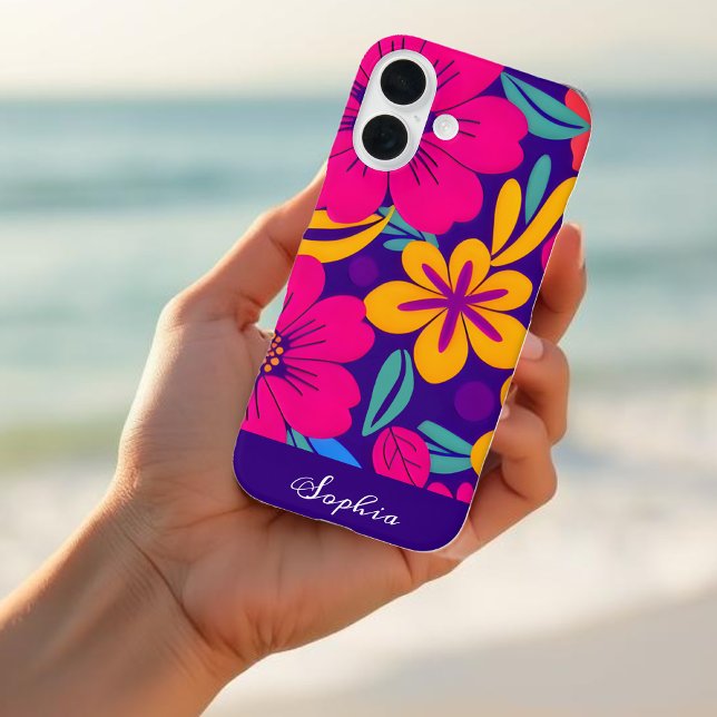 Farbenfrohe Blooms-Dopamin-Stil-Retro-Blume Case-Mate iPhone Hülle (Colorful Blooms-Dopamine Style- Case-Personalized-Mate iPhone)