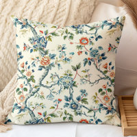 Farbenfrohe blühende Branchen Chinoiserie Muster