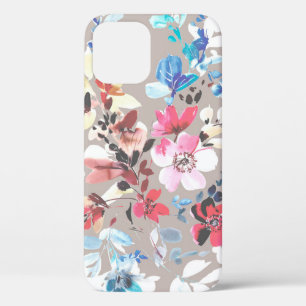 Farbenfrohe Blume, Blätter und Blume gestalten Kun Case-Mate iPhone Hülle