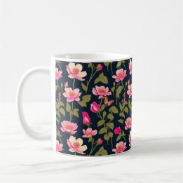 Farbenfrohe Blume-Blumenmuster 22 - Kaffee-Tasse Kaffeetasse