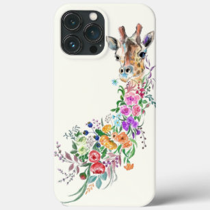 Farbenfrohe Blume Bouquet Giraffe - Zeichnend  Case-Mate iPhone Hülle