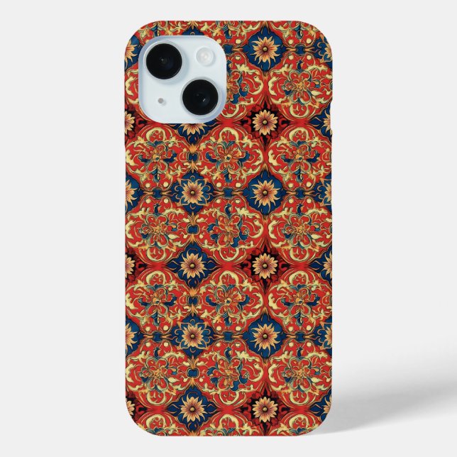 Farbenfrohe Blume Case-Mate iPhone Hülle (Rückseite)