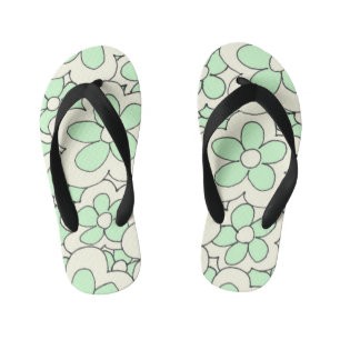 Farbenfrohe Blume Design Kinderbadesandalen