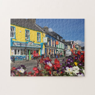 Farbenfrohe Blume Dingle, Irland Puzzle