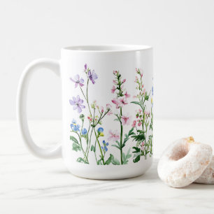 Farbenfrohe Blume Geschenk 🌸 Kaffeemaschine Tasse