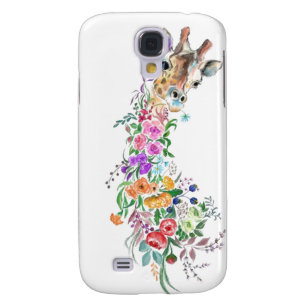 Farbenfrohe Blume Giraffe iPhone Case