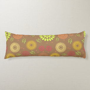 Farbenfrohe Blume in warmen Farbtönen Seitenschläferkissen