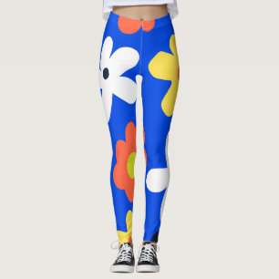 Farbenfrohe Blume Leggings
