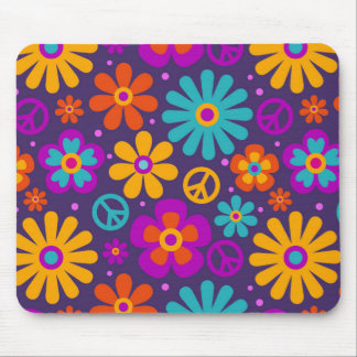 Farbenfrohe Blume Liebe Ristorante della Carrà Mousepad