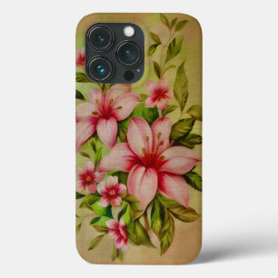 Farbenfrohe Blume mit Akryllischem Hintergrund Case-Mate iPhone Hülle