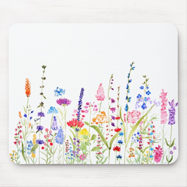 farbenfrohe Blume Mousepad (Vorne)