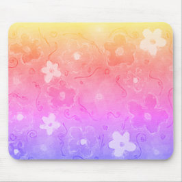 Farbenfrohe Blume Mousepad