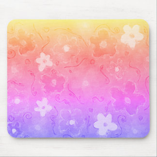 Farbenfrohe Blume Mousepad