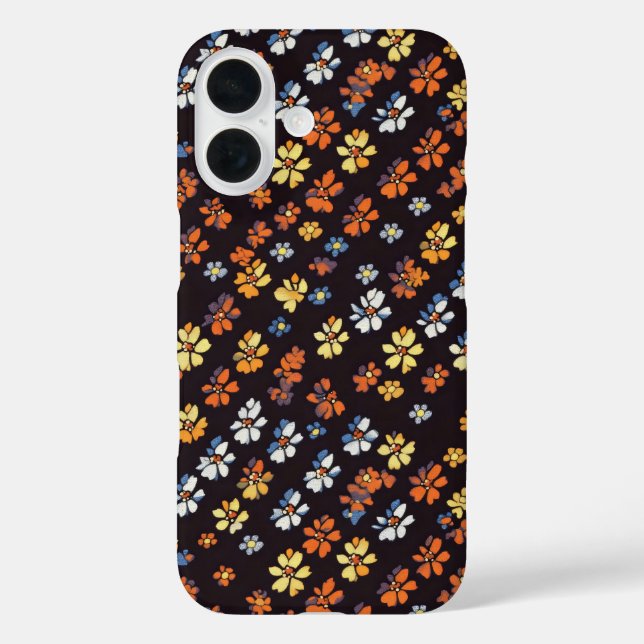 Farbenfrohe Blume Muster Case-Mate iPhone Hülle (Rückseite)