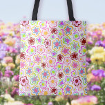 Farbenfrohe Blume Muster HandGezeichnet Sommer Flo<br><div class="desc">Farbenfrohe Blume Muster HandGezeichnet Sommer-Blumenbeutel. Handgezeichnet farbenfrohe Blume.</div>